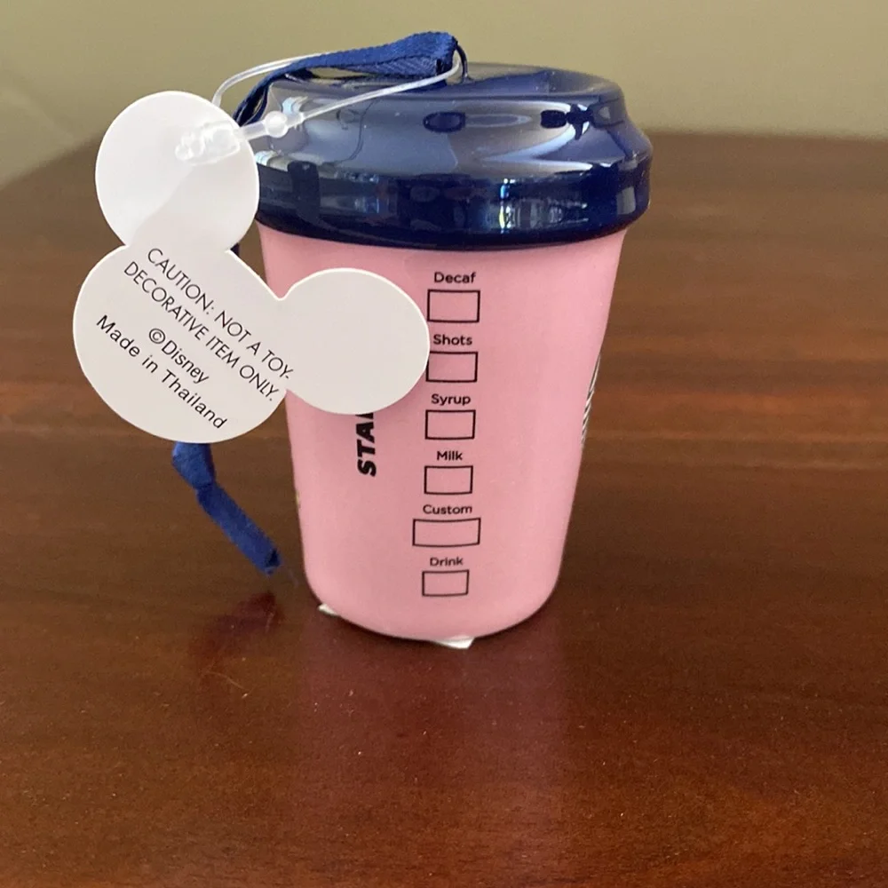 Minnie Mouse Starbucks Cup Ornament – EPCOT - Picture 5 of 5